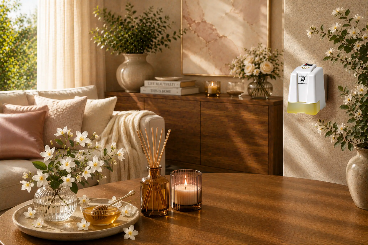 Huisparfum Jasmijn Navulling Geurverspreider - Elegante Bloemige Geur Ambielectric