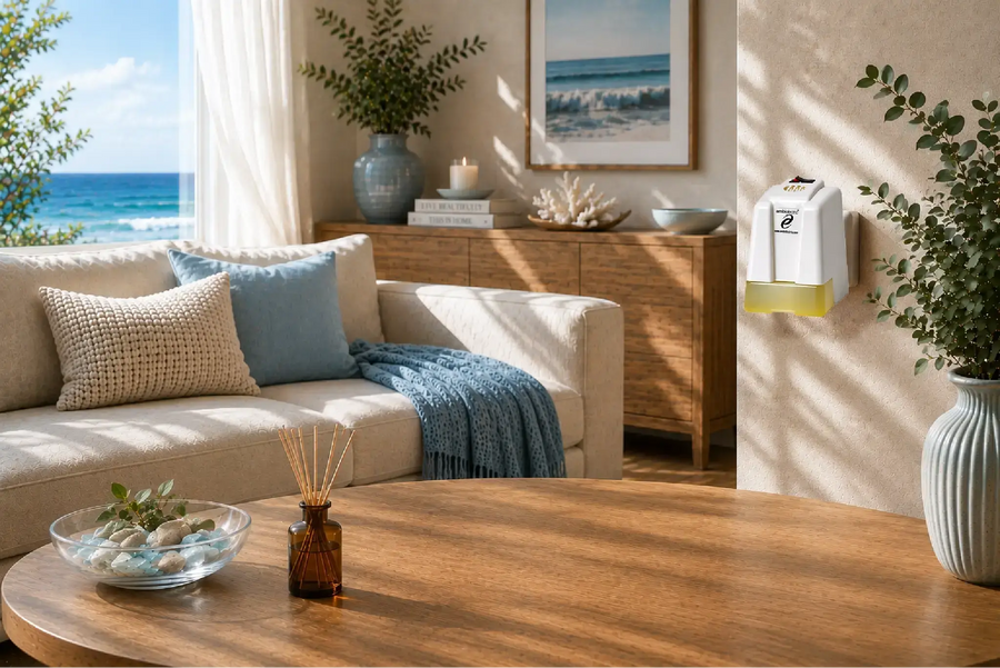 Aire Limpio huisparfum – frisse maritieme geur met ozonische en bloemige nuances Ambielectric