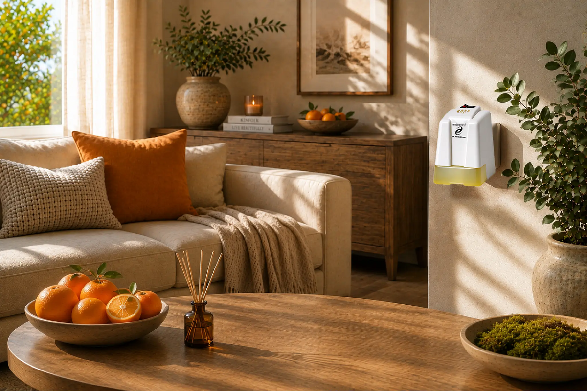 Orange – frisse citrus met groene en maritieme tonen Ambielectric