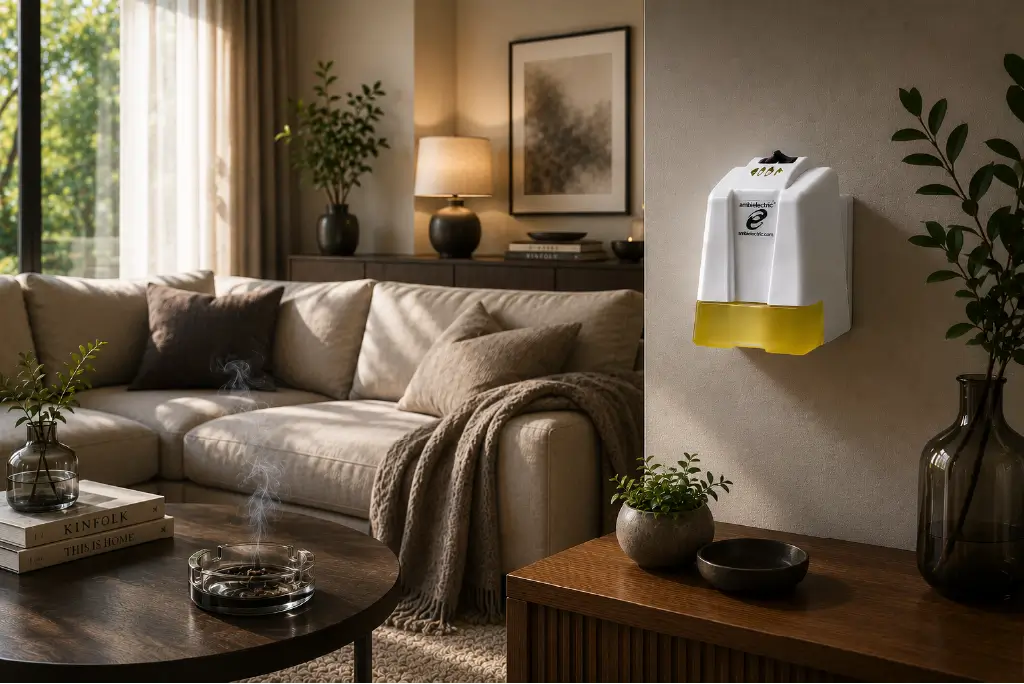 Starterset tegen rookgeur - Plus diffuser Ambielectric