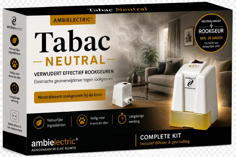 Starterset tegen rookgeur - Plus diffuser Ambielectric